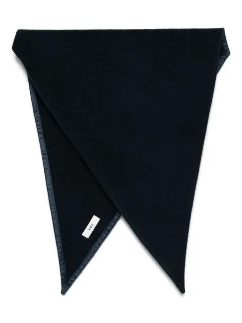 triangular wool scarf by RIER