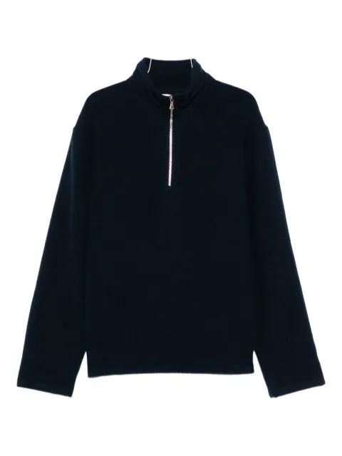 virgin wool zip-up sweater by RIER