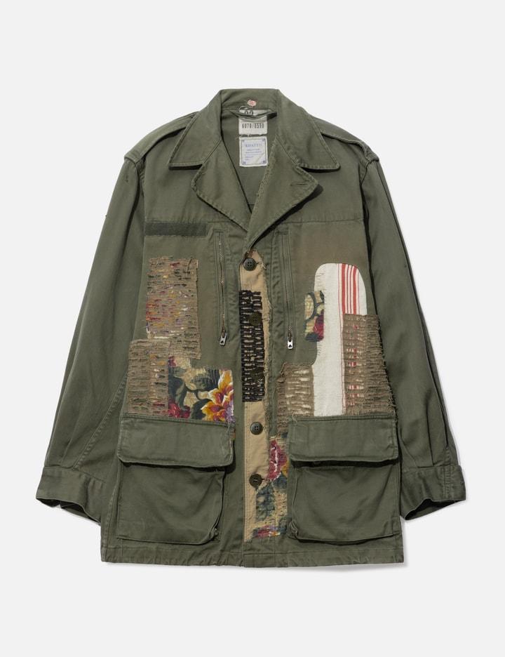 Japan Re-Made French Army Patchwork Jacket by RIFATTO