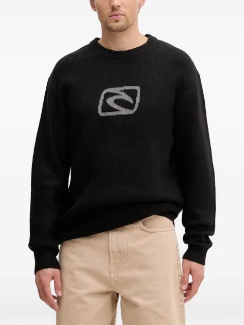 Inner Visions logo-intarsia sweater by RIP CURL
