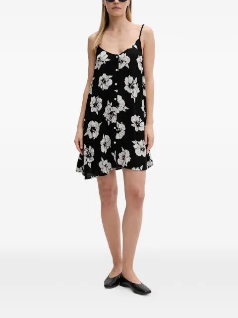 Party Pack floral-print button-front mini dress by RIP CURL