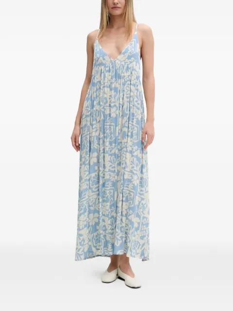 Party Pack floral-print pleated maxi dress by RIP CURL