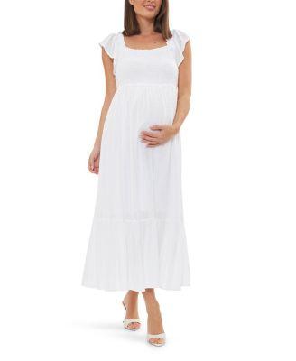 Hail Spot Frill SleeveDress by RIPE MATERNITY