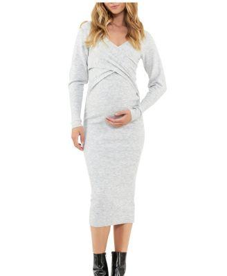 Heidi Nursing Knit Dress by RIPE MATERNITY
