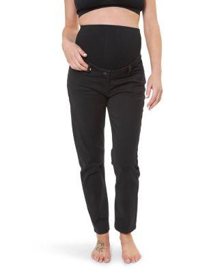 Hunter Over Bump Crop Jean in Black by RIPE MATERNITY