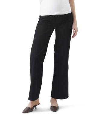 Kyle Wide Leg Jean in Black by RIPE MATERNITY