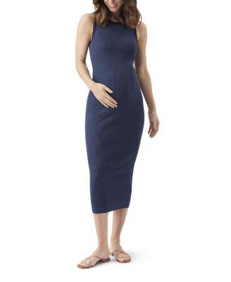 Noa Rib Knit Nursing Dress by RIPE MATERNITY