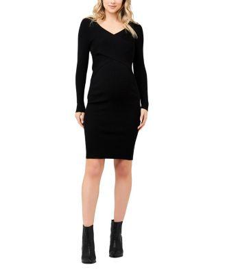 Sadie Rib Knit Nursing Dress by RIPE MATERNITY