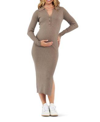 Sammy Knit Polo Dress by RIPE MATERNITY