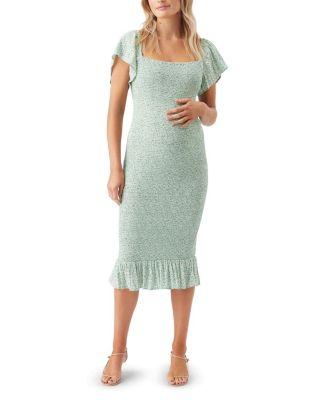 Selma Shirred Dress by RIPE MATERNITY