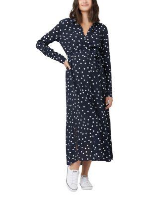 Spot Shirt Dress by RIPE MATERNITY