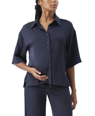 Tamara Satin Shirt by RIPE MATERNITY