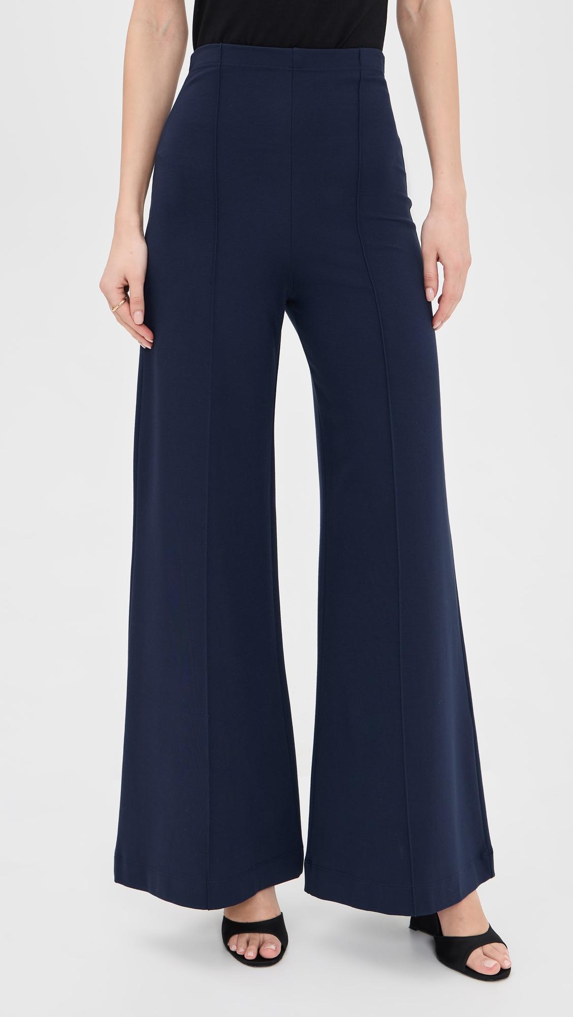 Ponte Knit Standard Wide Leg Pants by RIPLEY RADER