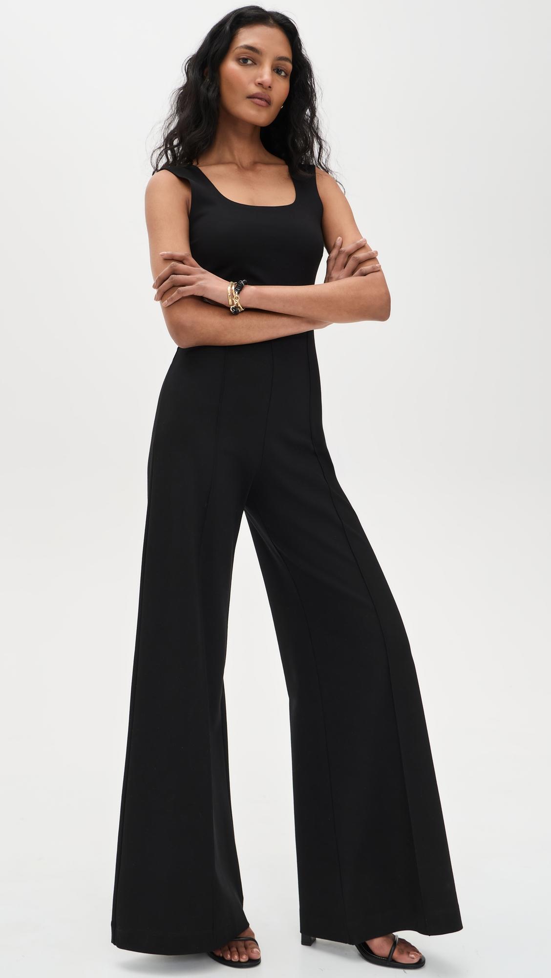 Ponte Knit Tank Wide Leg Jumpsuit by RIPLEY RADER