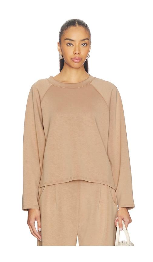 Ripley Rader Oversized Raglan Top in Tan by RIPLEY RADER