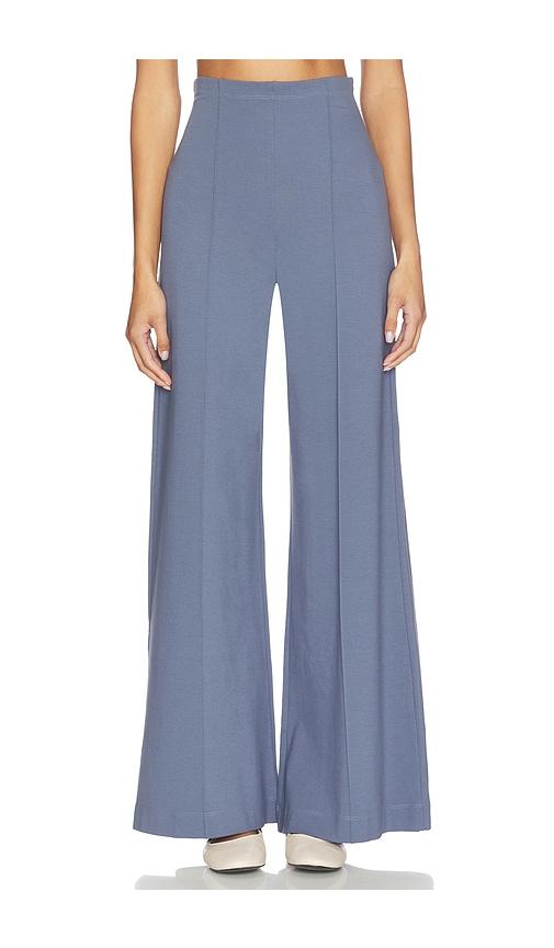 Ripley Rader Ponte Knit Wide Leg Pant in Blue by RIPLEY RADER