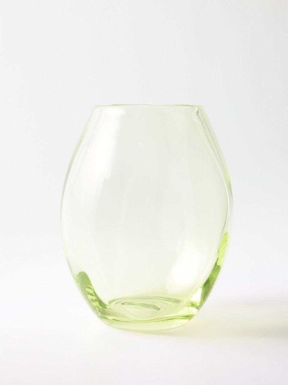 Addled glass vase by RIRA OBJECTS