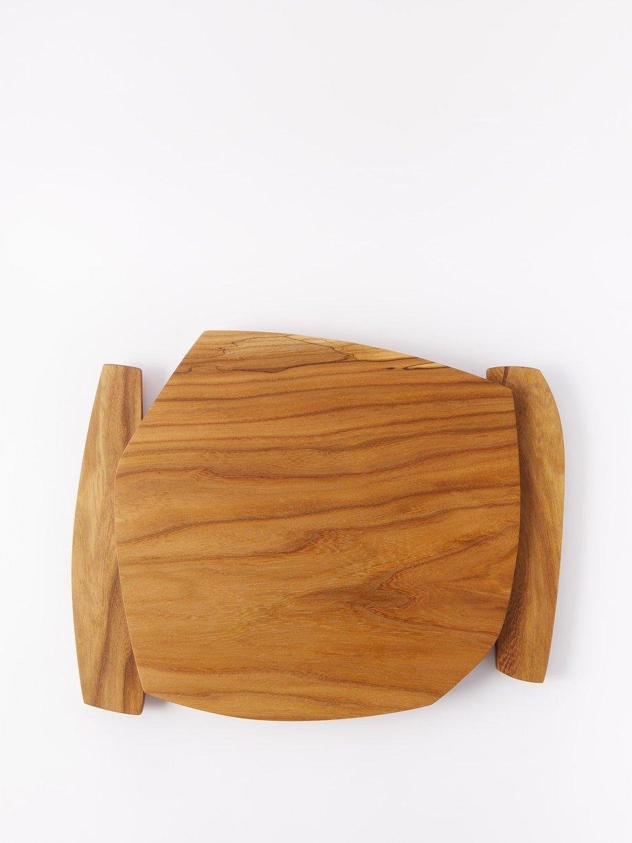 Wide Loaf wood chopping board by RIRA OBJECTS