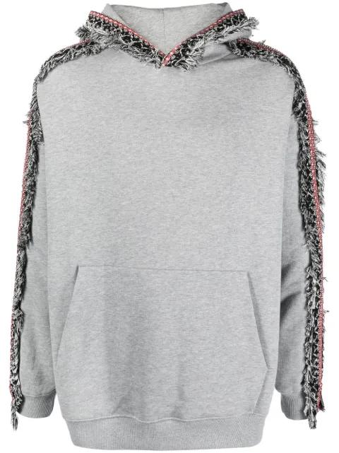 embroidered-detail hoodie by RITOS