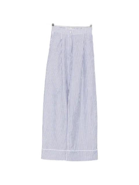 striped-pattern pants by RIVIERA