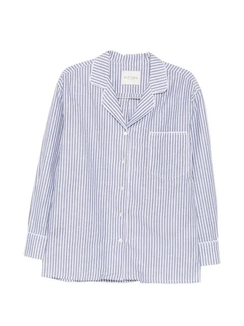 striped-pattern shirt by RIVIERA