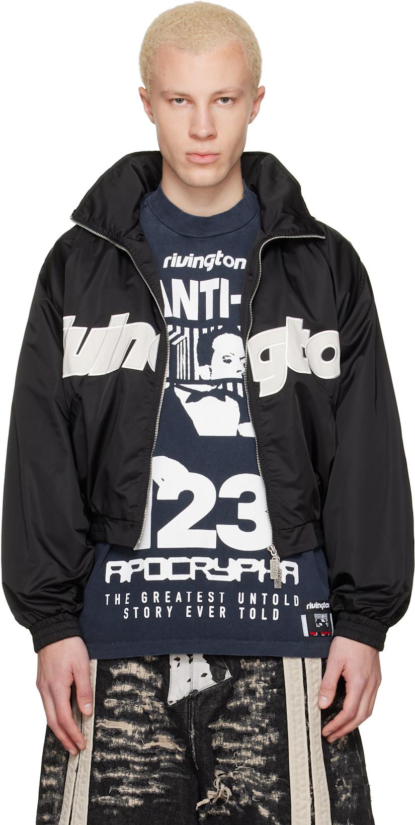 Black Flagship Abbots Jacket by RIVINGTON ROI REBIS