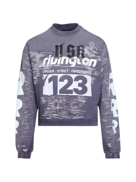 Membership Uso graphic-print sweatshirt by RIVINGTON ROI REBIS