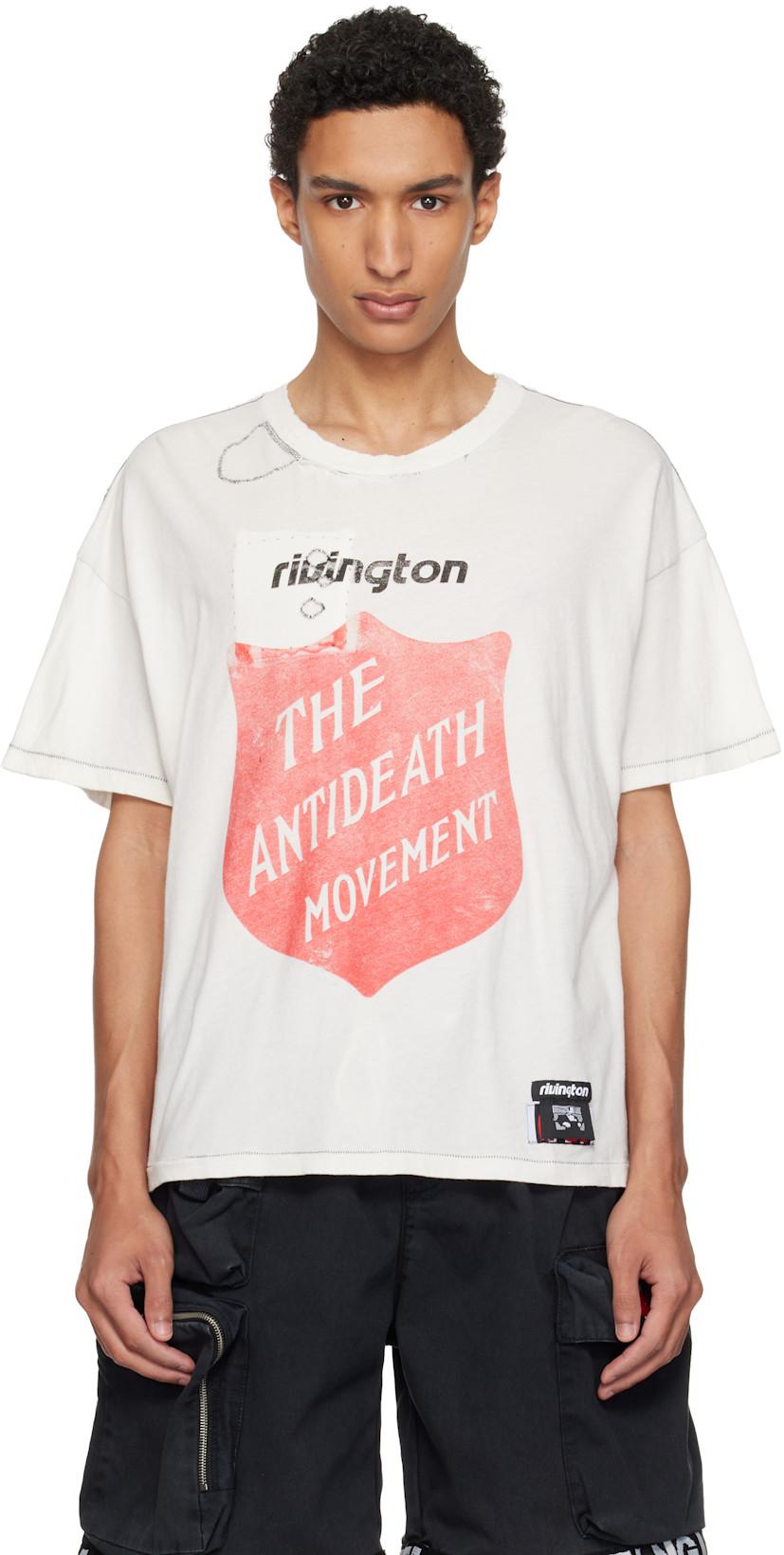Off-White 'Anti Death' Tyler T-shirt by RIVINGTON ROI REBIS