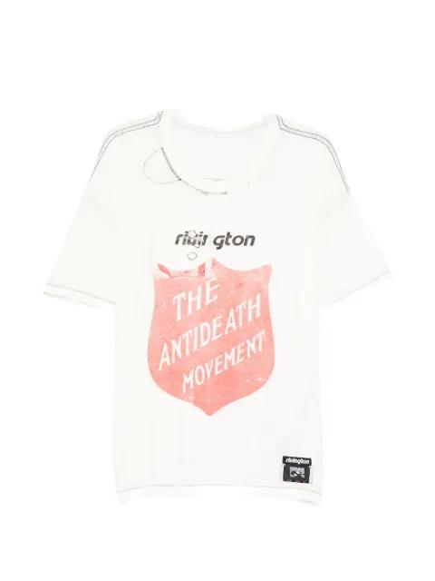graphic-print distressed T-shirt by RIVINGTON ROI REBIS