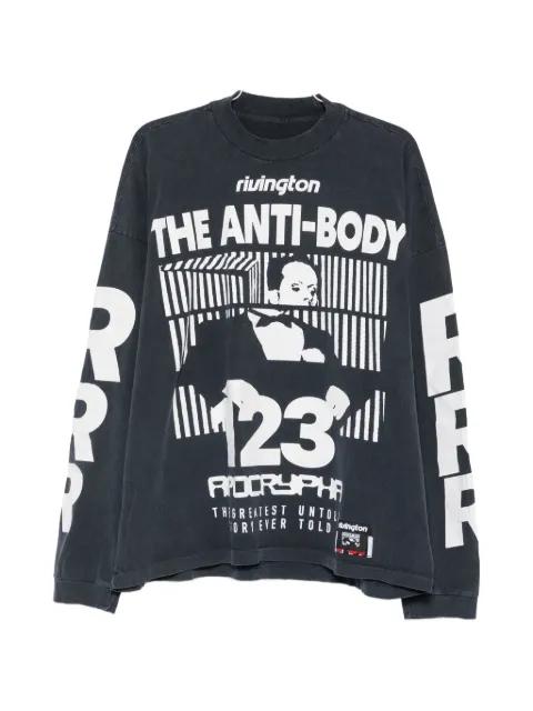 graphic-print long-sleeve T-shirt by RIVINGTON ROI REBIS