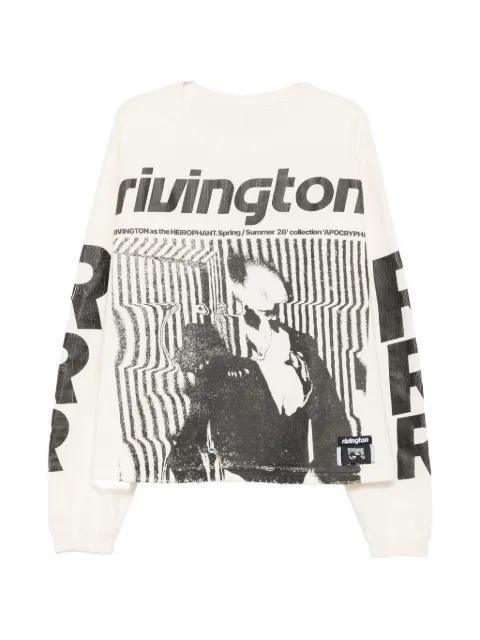 graphic-print long-sleeve T-shirt by RIVINGTON ROI REBIS