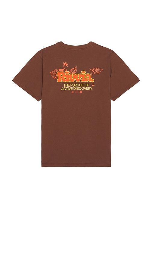 Rivvia Projects Floral Pursuit T-Shirt in Brown by RIVVIA PROJECTS