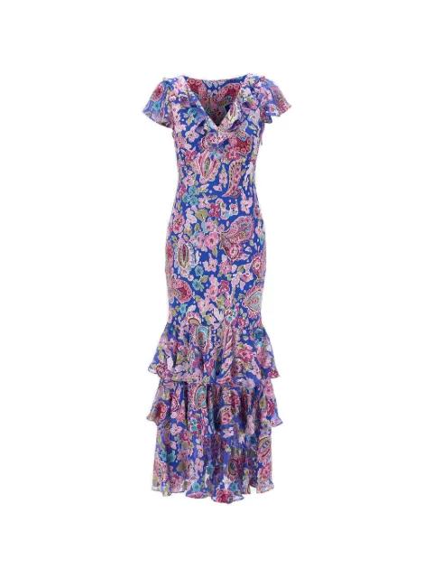 Amelle ruffled tiered dress by RIXO