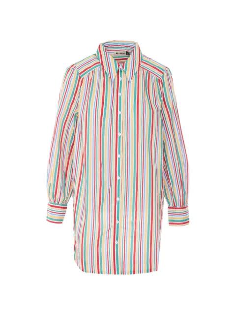 Ashlyinn striped long-sleeve shirt by RIXO