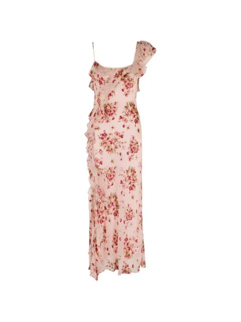 Ester ruffled floral-print maxi dress by RIXO