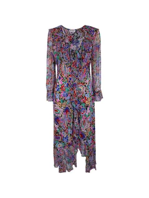 Grayce ruffled asymmetric dress by RIXO