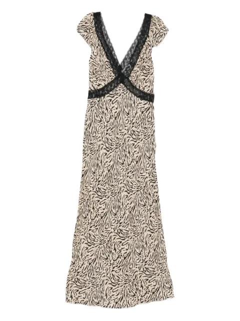 Iggy lace-trimmed  dress by RIXO