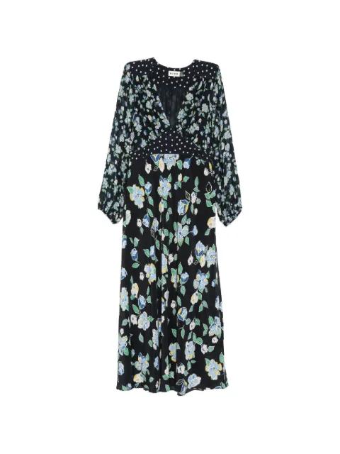Kaila floral polka dot dress by RIXO