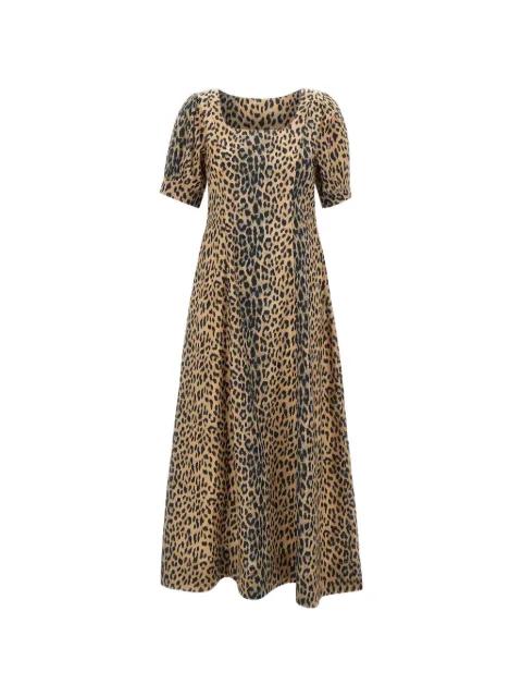 Kathleen leopard-print dress by RIXO