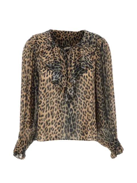 Milia ruffle-trimmed blouse by RIXO