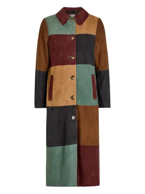 Milly patchwork button coat by RIXO