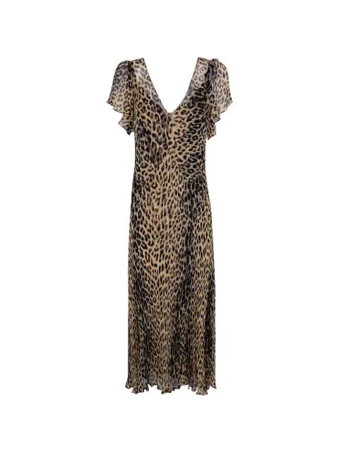 Nina leopard-print maxi dress by RIXO