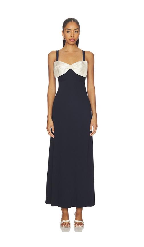 RIXO Melisse Dress in Navy by RIXO