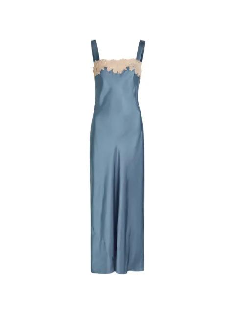 Rosamarie lace strap midi dress by RIXO