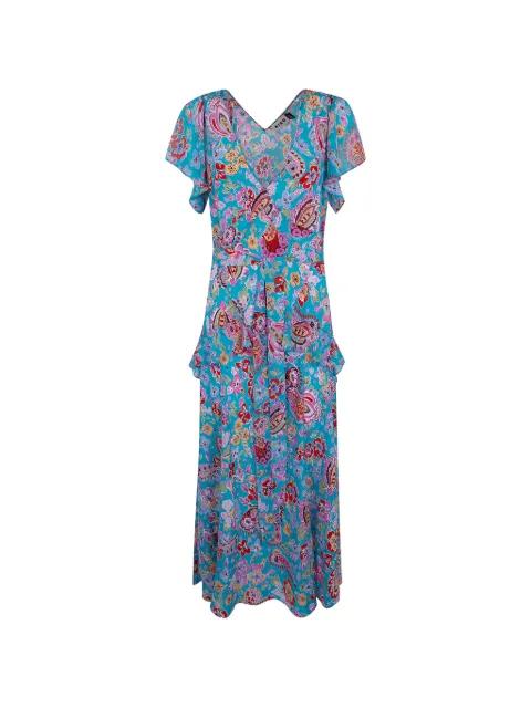 floral-print tiered dress by RIXO