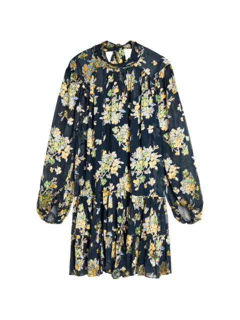 floral tiered dress by RIXO