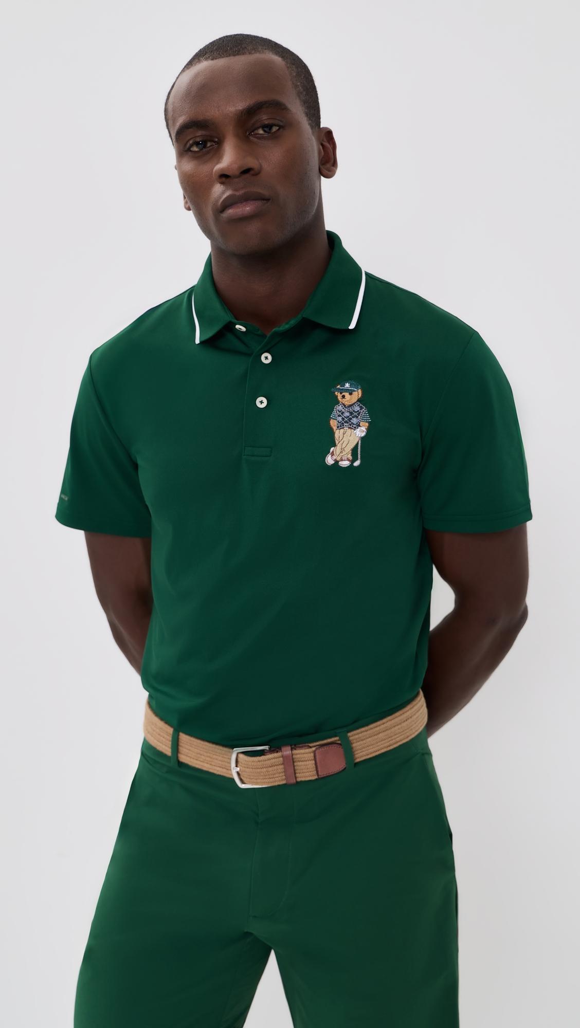 Air Tech Novelty Bear Polo by RLX RALPH LAUREN