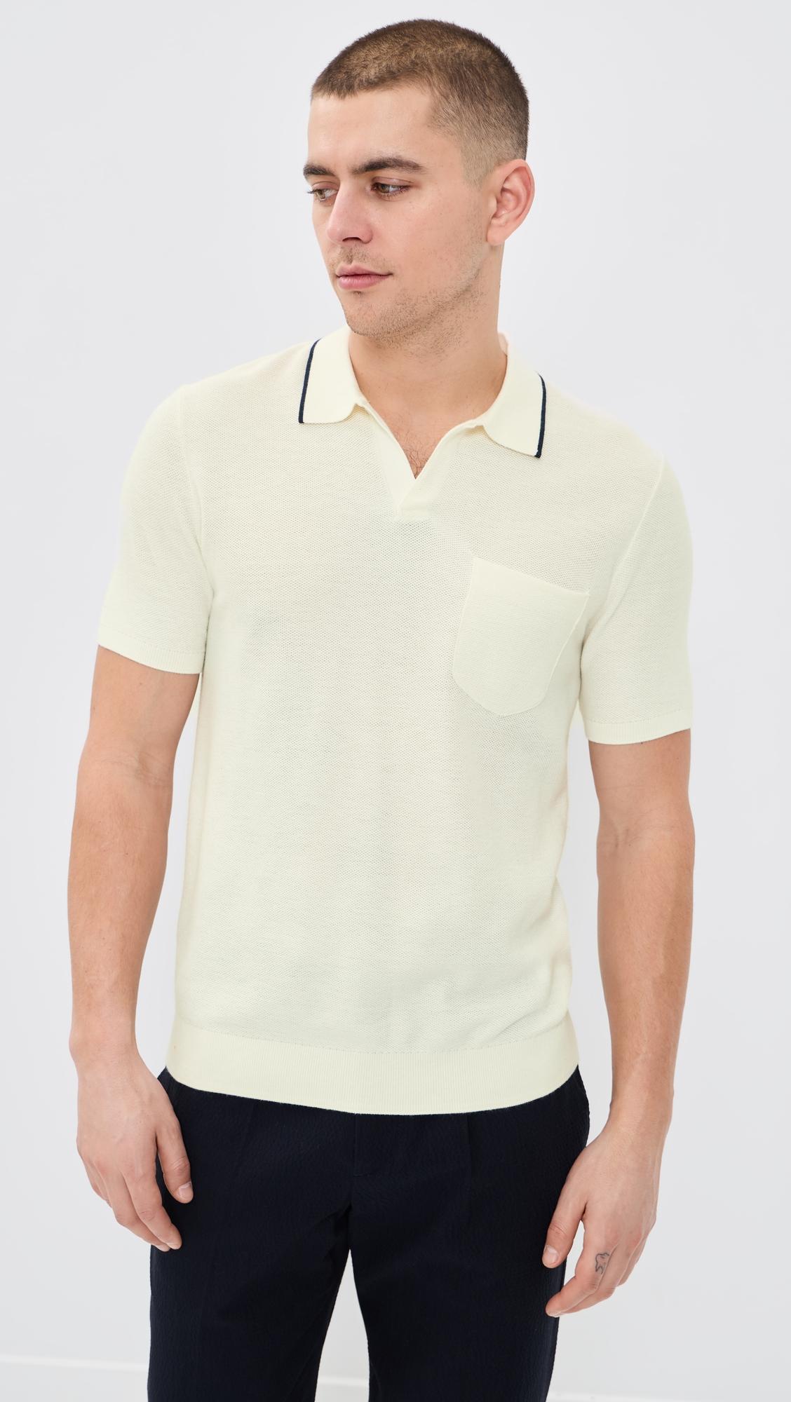 Cotton Coomax Johnny Collar Sweater Polo by RLX RALPH LAUREN