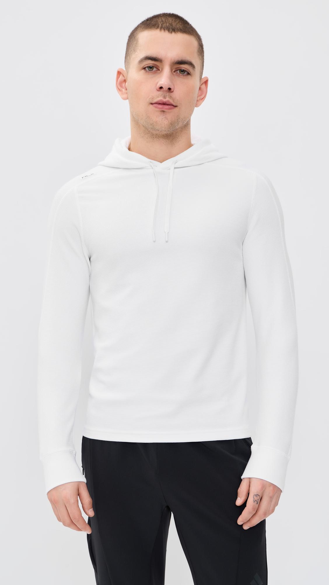 Long Sleeve Tech Waffle Knit Hoodie by RLX RALPH LAUREN