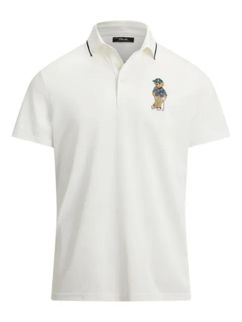 bear-motif polo shirt by RLX RALPH LAUREN
